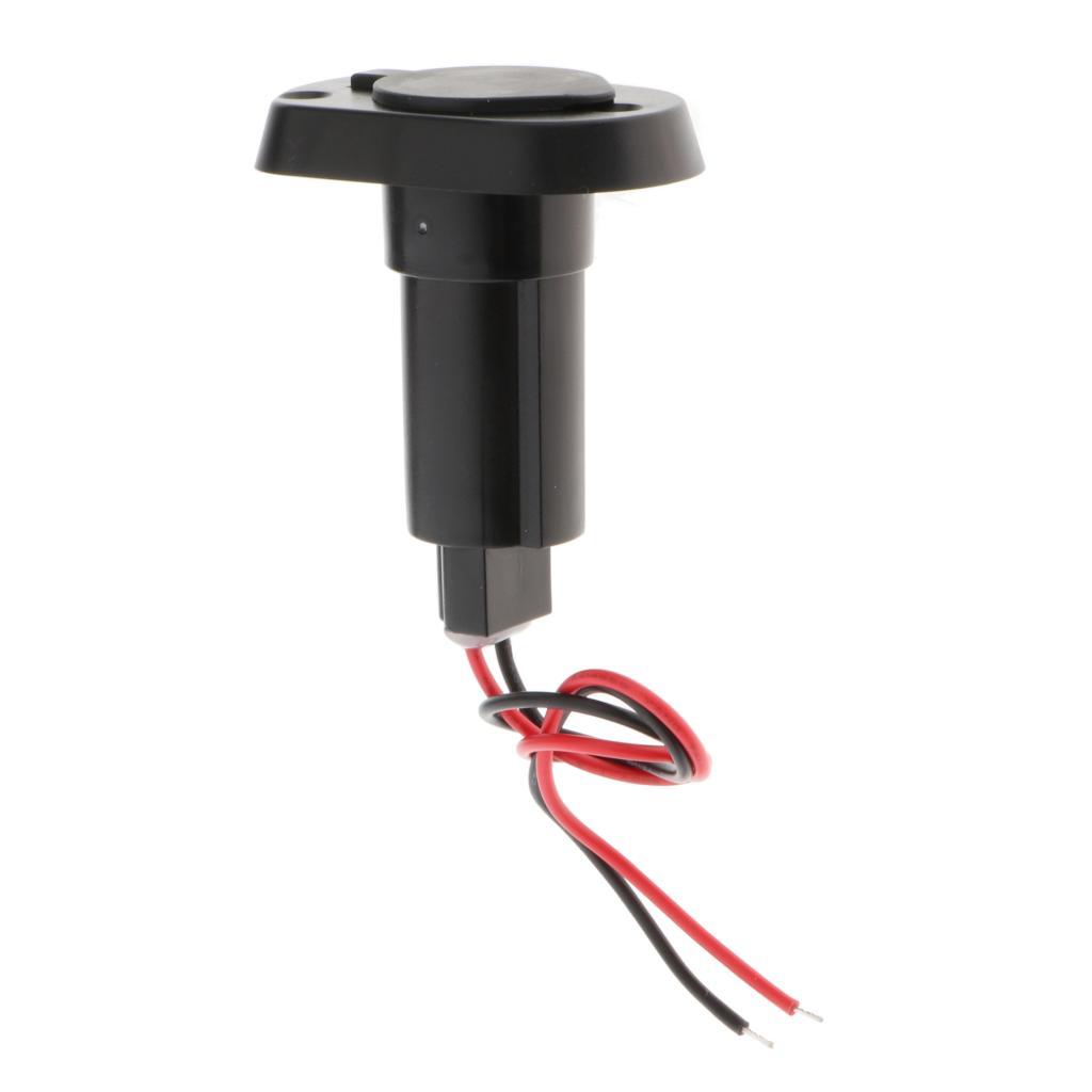 Marine Boat Nylon 2 Pin Stern Light Top Socket  Round Waterproof