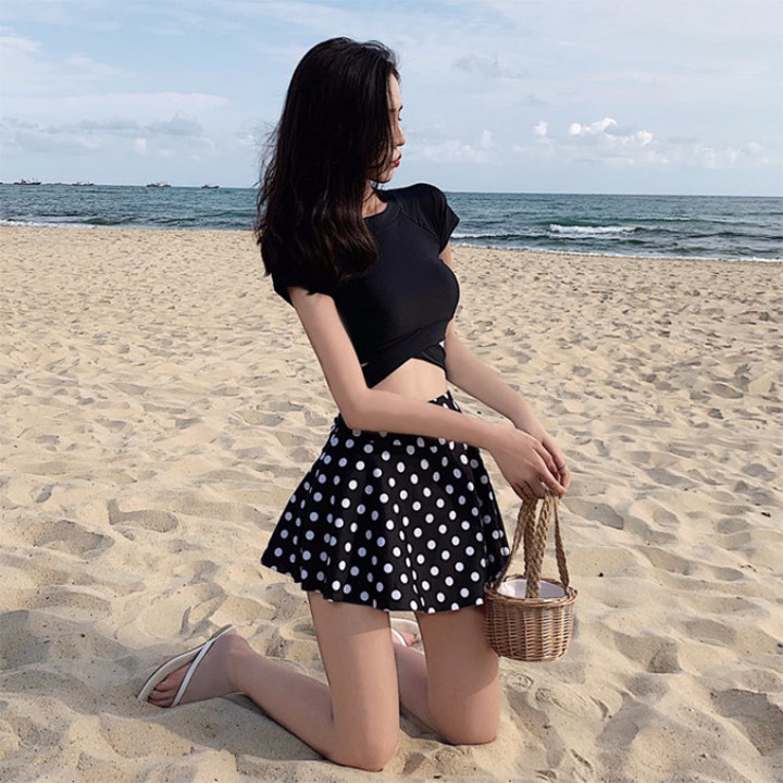 Bikini 2 Mảnh Hàn Quốc Chấm Bi