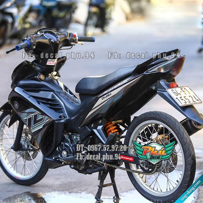 Tem rời Exciter 2011-2014 LC đen xám