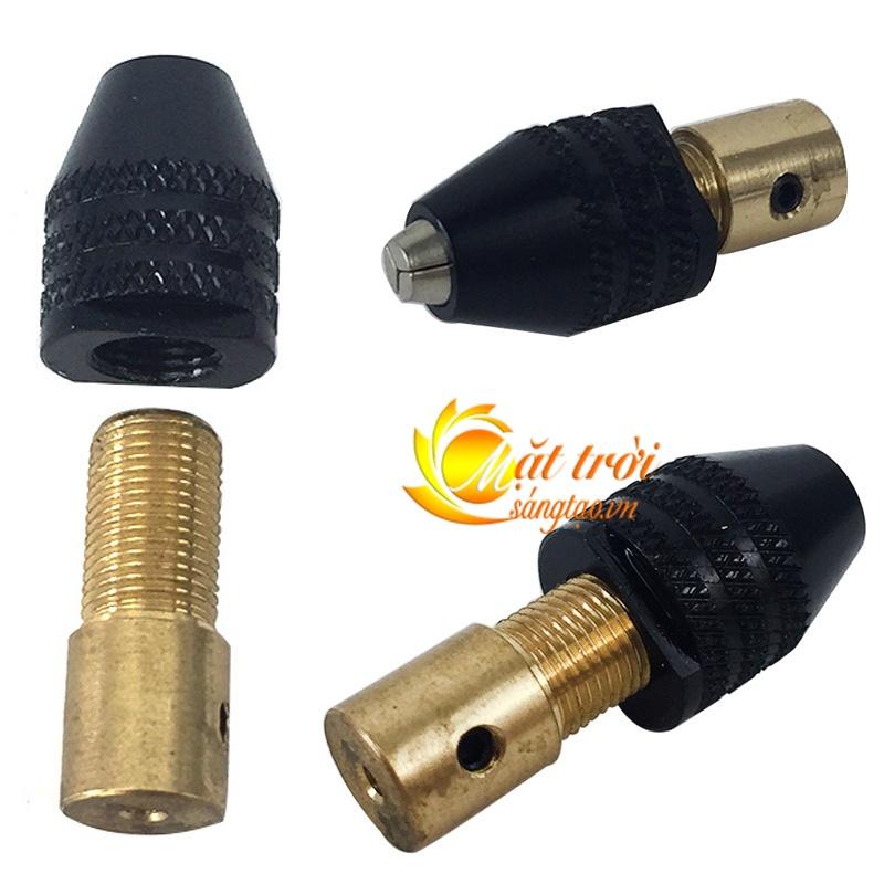 Đầu kẹp mũi khoan, khắc linh hoạt M7.5 kèm trục