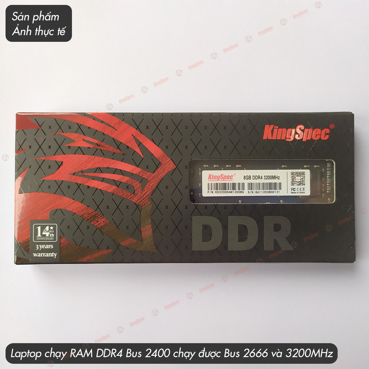 RAM Laptop KingSpec 8GB DDR4 3200MHz / NB 8G - Hàng Chính Hãng