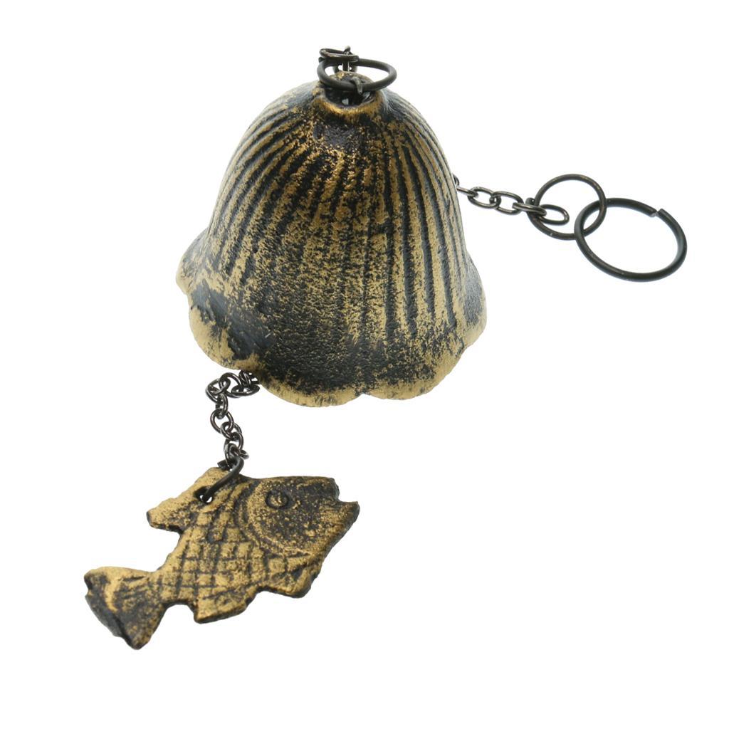 Cast Iron Animal Windbell Wind Chime Hanging Outdoor Yard