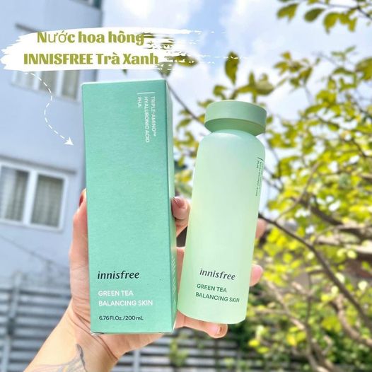 Nước Hoa Hồng Innisfree Green Tea Balancing Skin 200ml ( không xuất hóa đơn đỏ )