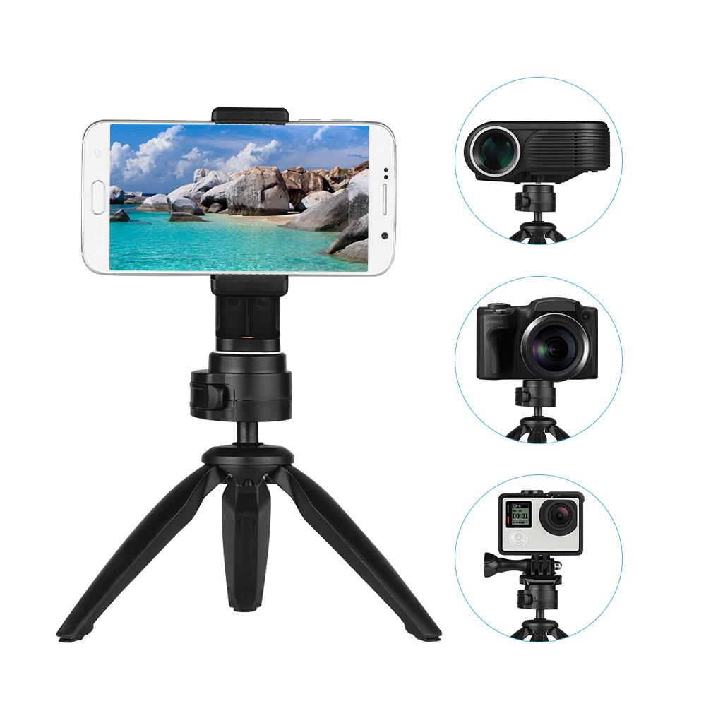 Giá đỡ Điện thoại Máy ảnh mini để bàn  có thể xoay 360 độ