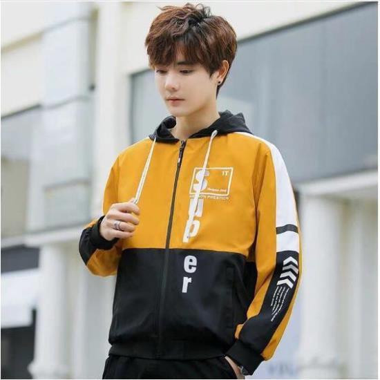 Áo khoác dù in SUPER unisex dành cho nam nữ, jacket form rộng có 3 màu unisex ulzzang