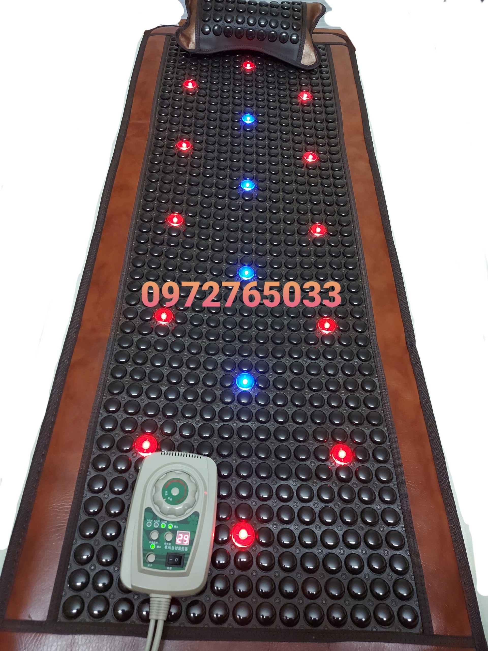 Thảm đá nóng Laser+ sóng siêu trường, hồng ngoại 60x165cm