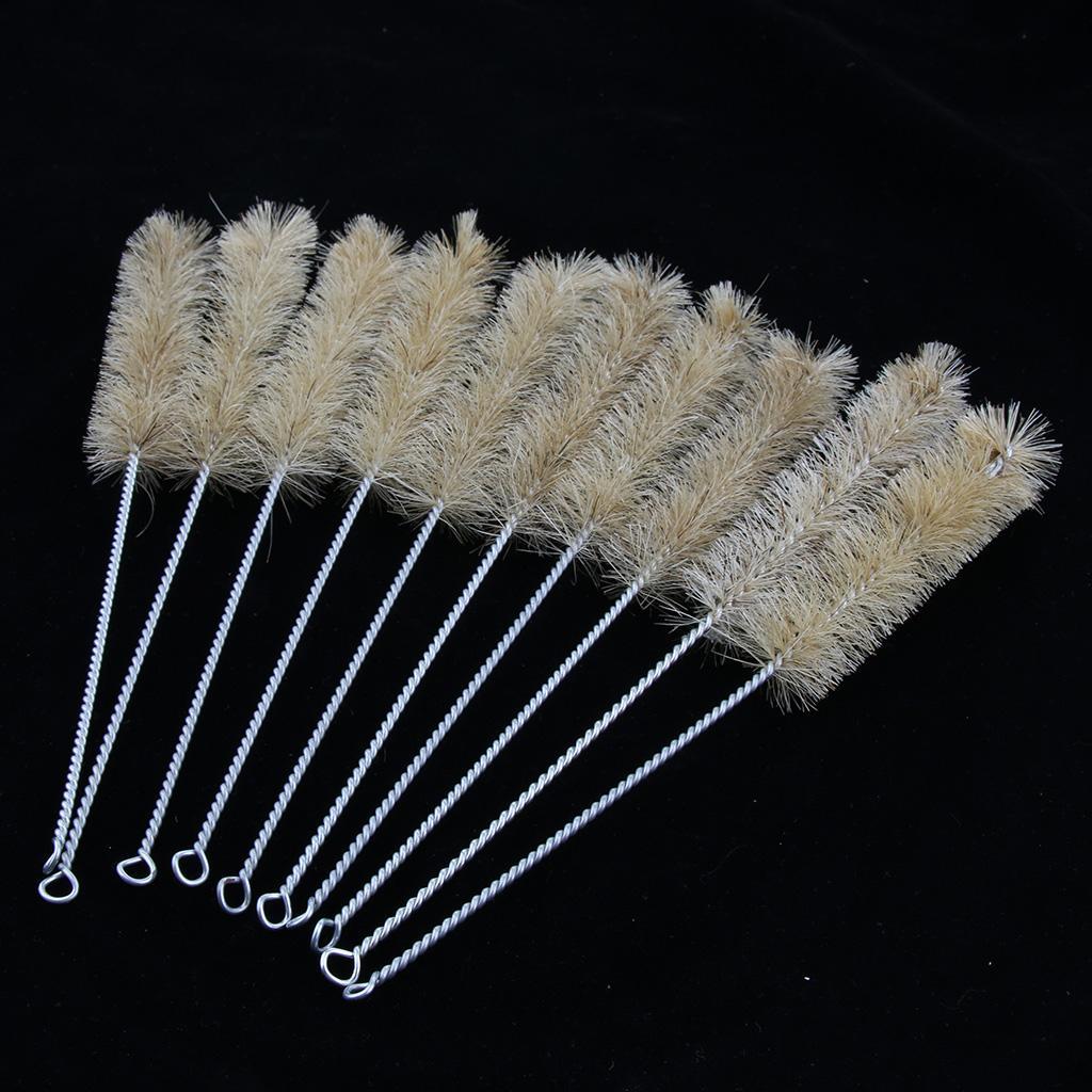 10 PCS Furnace/Burner Cleaning Brushes Narrow Neck Nottle Brushes Durable