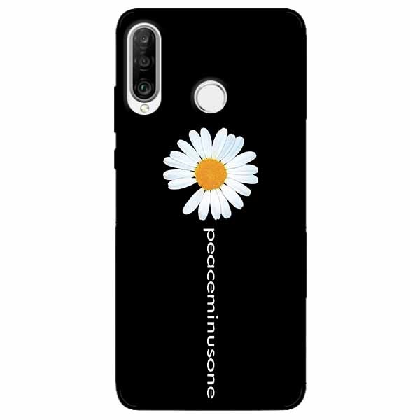Ốp lưng in cho Huawei P30 Lite Mẫu Cúc Chữ Dài