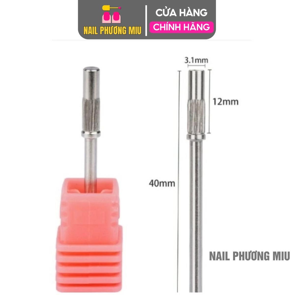 Hộp 50 Đầu Mài Nhám Tím Mini 150/240 Loại Sần Và Mịn Cao Cấp Làm Nail, Làm Nhám Bề Mặt Móng, Để Tăng Độ Bền Của Bộ Móng Nail Phương Miu