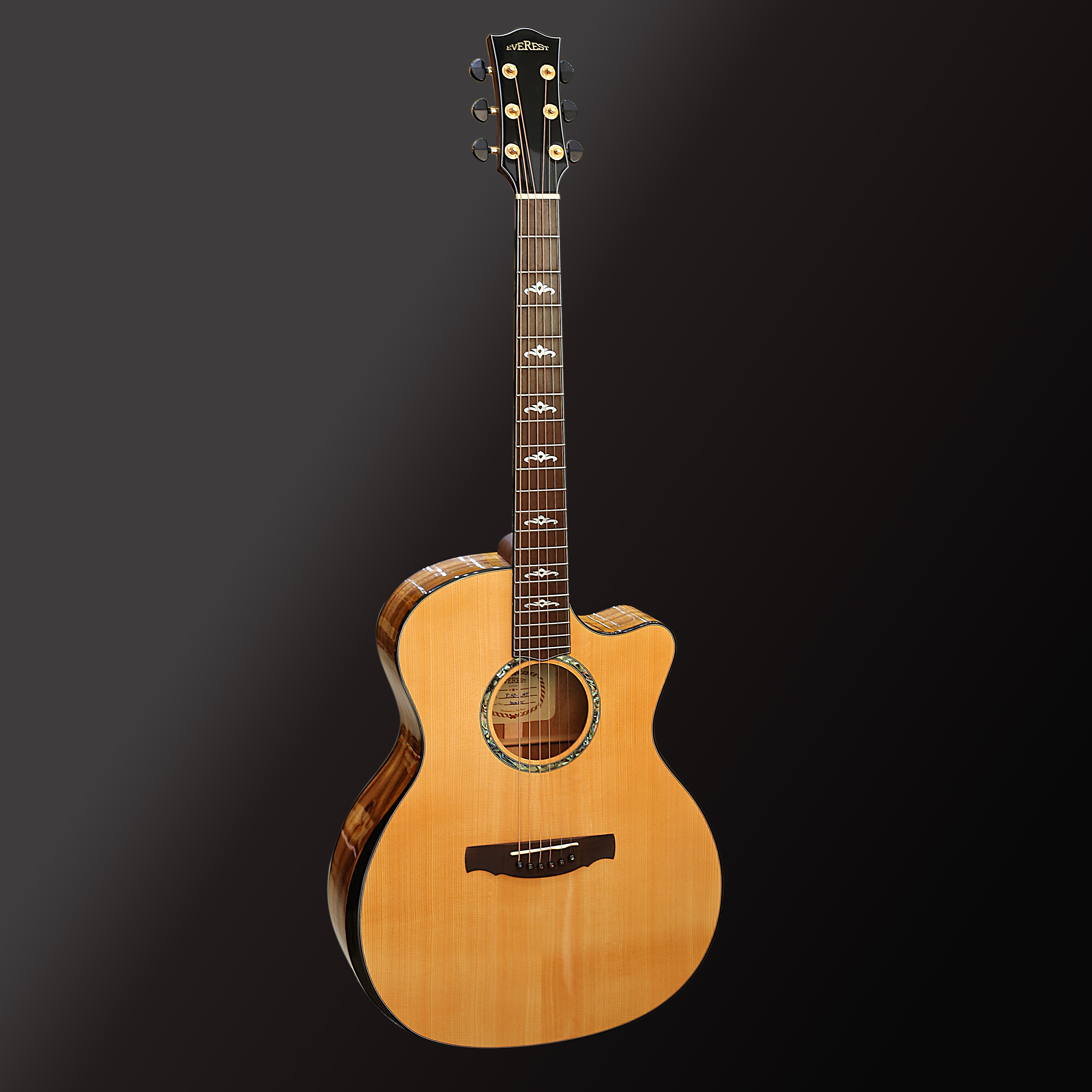 Đàn Guitar Acoustic E60LMT (Full solid) - Gỗ Nguyên Tấm