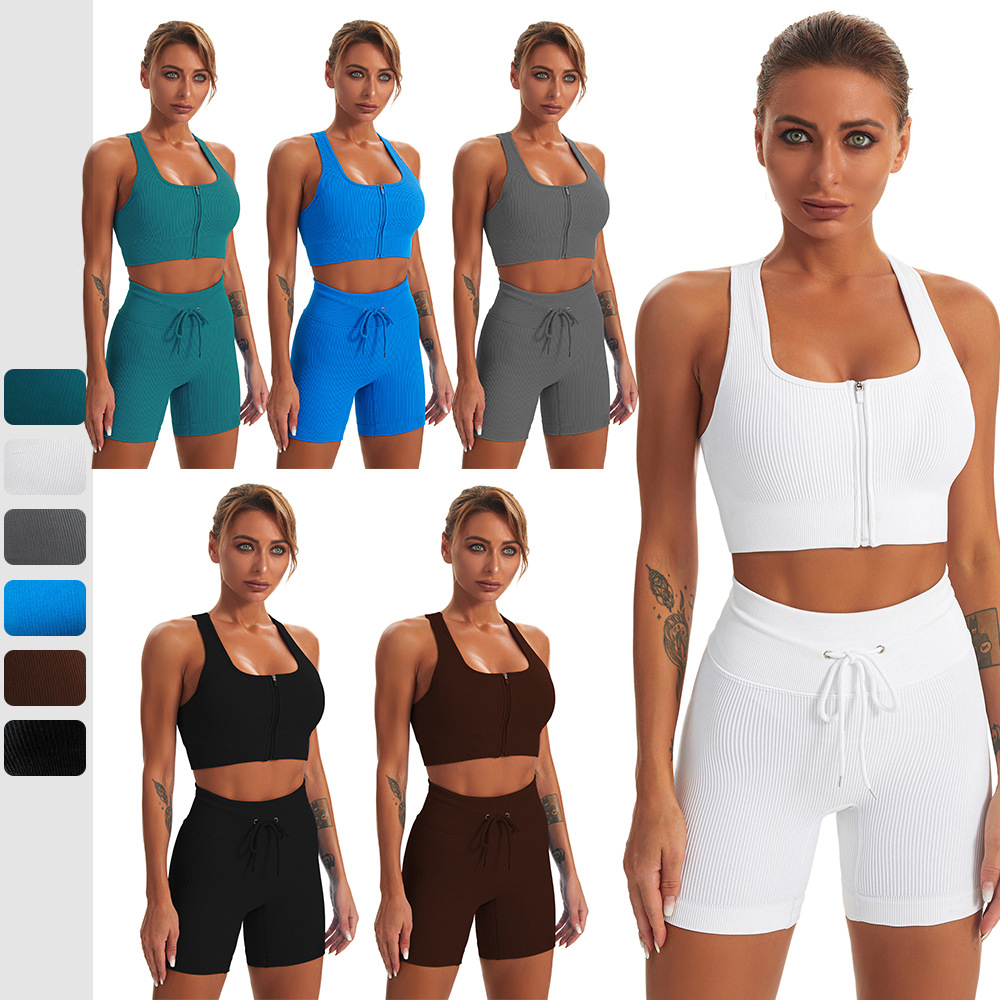 Full set quần short + ba lỗ croptop nữ