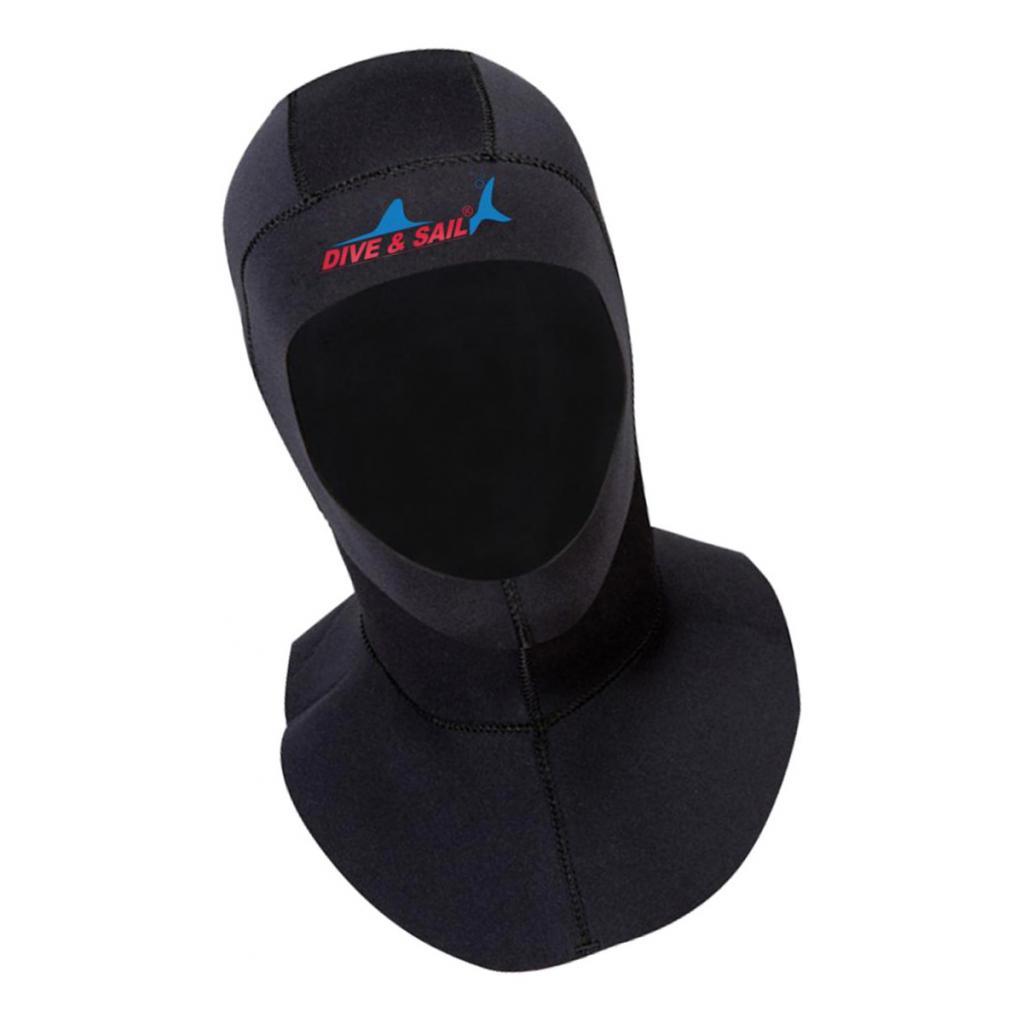 3mm Diving Hood Wetsuit Neoprene Hood Surfing Skins Hat Sport Cap with 3mm Neoprene Scuba Diving Gloves Snorkeling Swim Gear Underwater Equipment