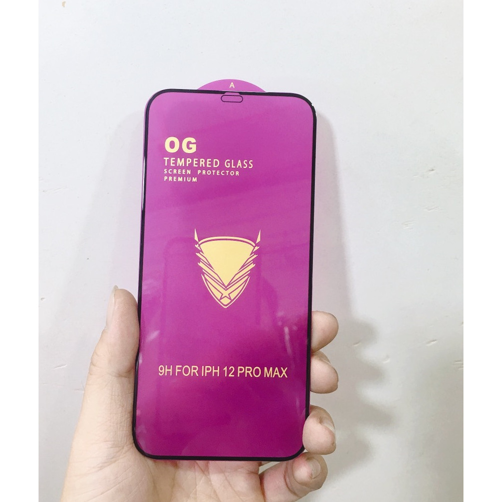 Kính cường lực full màn hình viền mỏng dành cho iPhone 12 mini, iPhone 12/12 Pro, iPhone 12 Pro Max