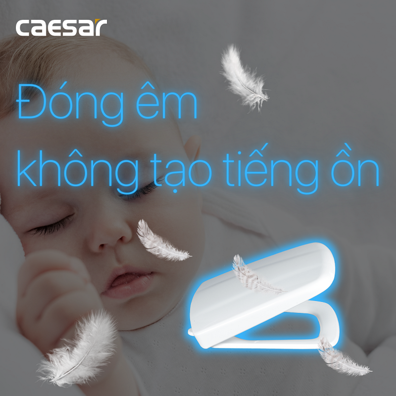 Nắp nhựa đóng êm bàn cầu Caesar - M236 - Hàng chính hãng