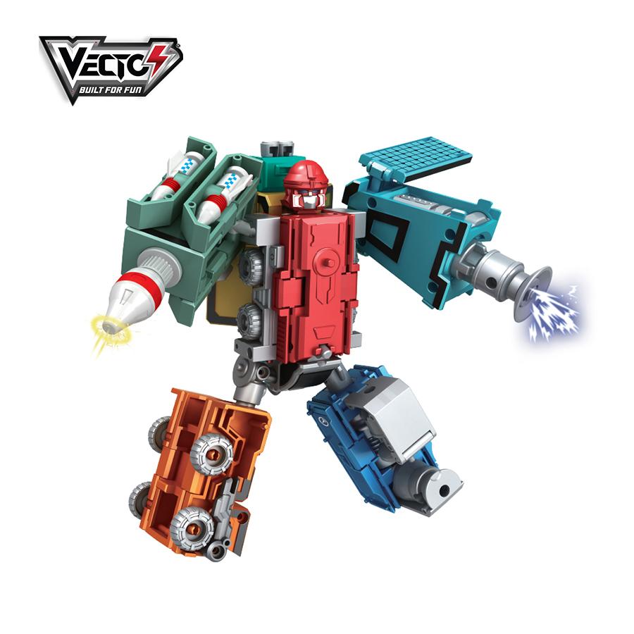 Đồ Chơi Lắp Ráp Robot Chữ Từ A Đến F VECTO VT8195-1
