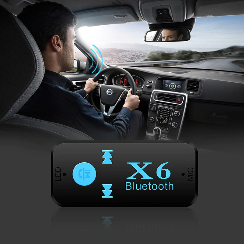 Bộ Kết Nối Âm Thanh Xe Ô Tô Bluetooth Car X6 AZONE