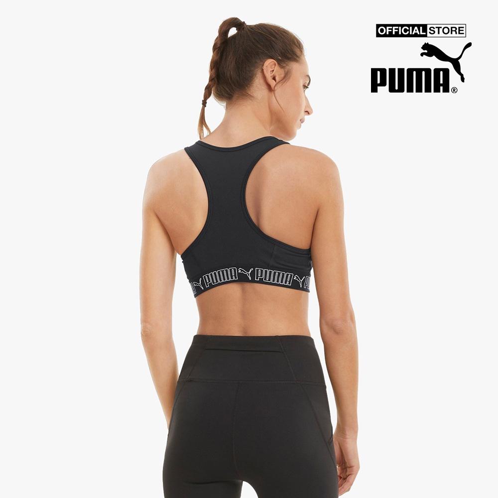 PUMA - Áo bra thể thao nữ Mid Elastic Padded Training 520303-01