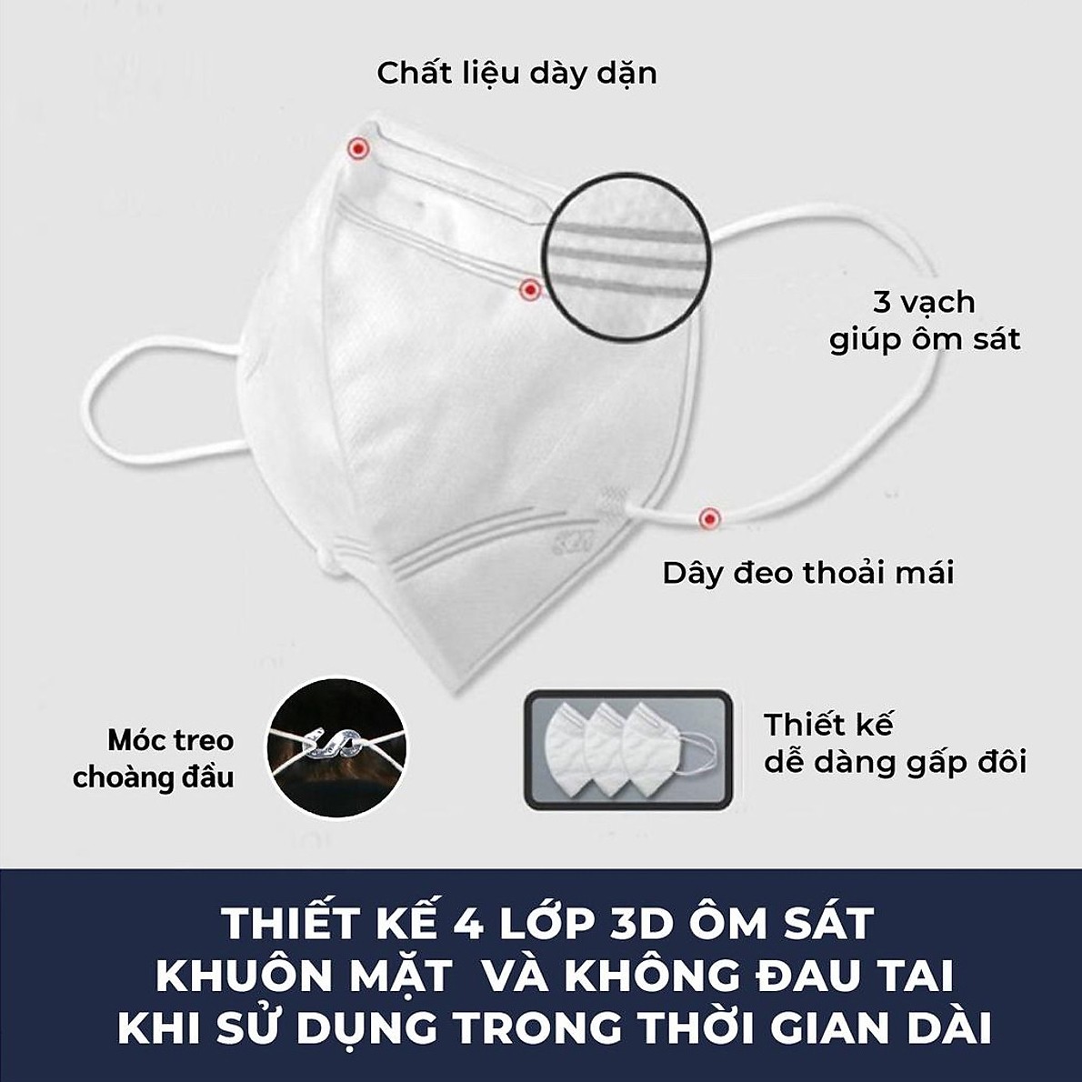 Khẩu Trang 3M KF94 9013 Màu Đen Đạt Chuẩn FDA Lọc Bụi Mịn PM2.5 Chống Vi Khuẩn Virus, Nhập Khẩu Hàn Quốc - Hàng Chính Hãng 3M - Khẩu Trang Y Tế Chuẩn 3D Mask Phòng Độc, Chống Giọt Bắn, Thiết Kế Thoải Mái Khi Đeo