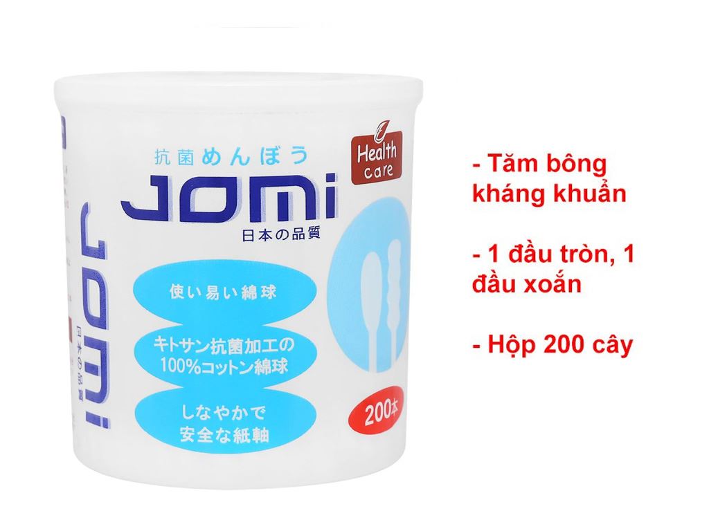 Bông Tăm Kháng Khuẩn Jomi