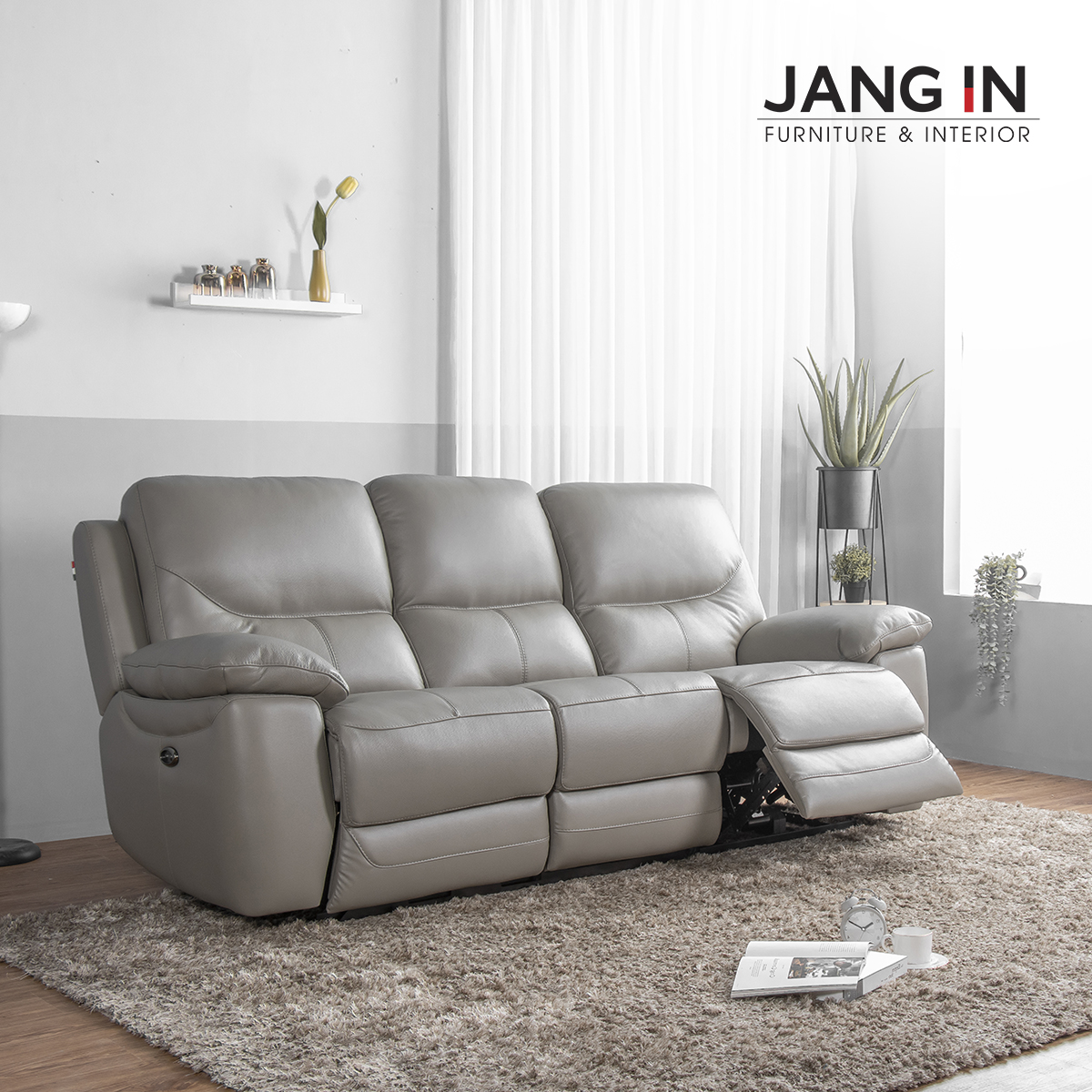 Ghế Sofa thư giãn điện 3 Chỗ Rodeo Jang In 1801090001-02