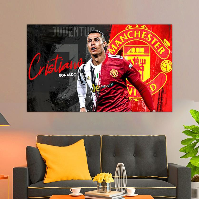 Bộ Decor Ronaldo Manchester United | Bộ Ảnh Decor Mới Nhất Trang Trí Phòng Theo Phong Cách Cá Nhân