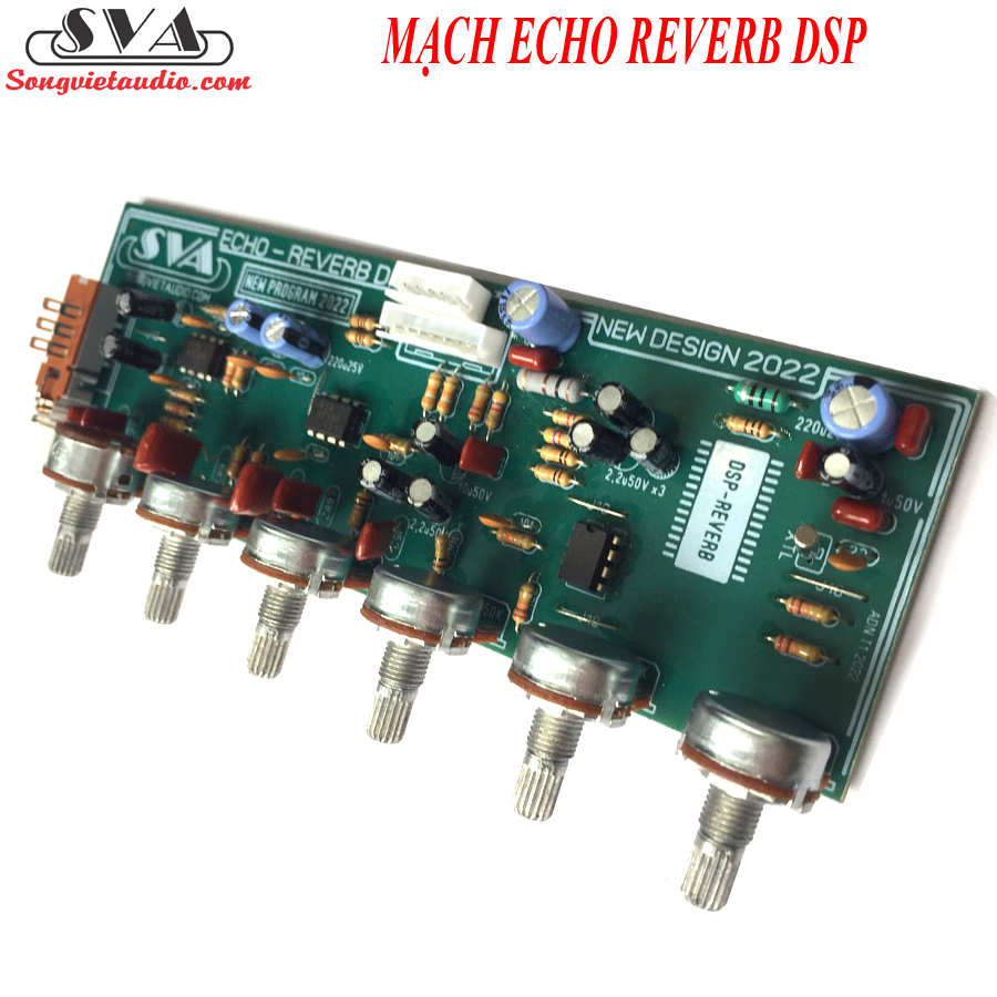 Mạch ECHO DELAY + REVERB DSP (6 VOLUME)