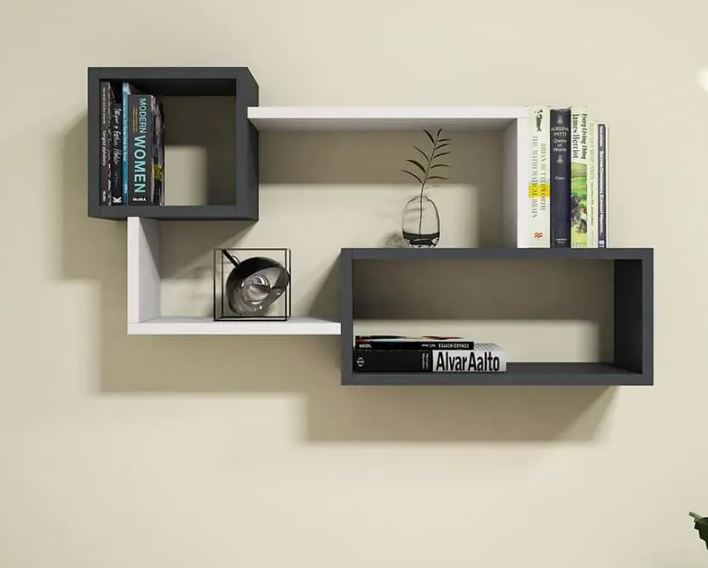 Kệ Gỗ Trang Trí Treo Tường Đơn Giản Mà Đẹp Juno Sofa CTKT415 KT 87x54x18cm