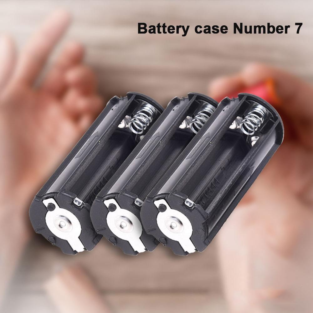 3/5/10 CÁI Giá đỡ pin màu đen cho 3 x Pin AAA 1,5V Đèn pin Đèn pin 3 x Bộ lưu trữ pin AAA Màu sắc: 10 chiếc