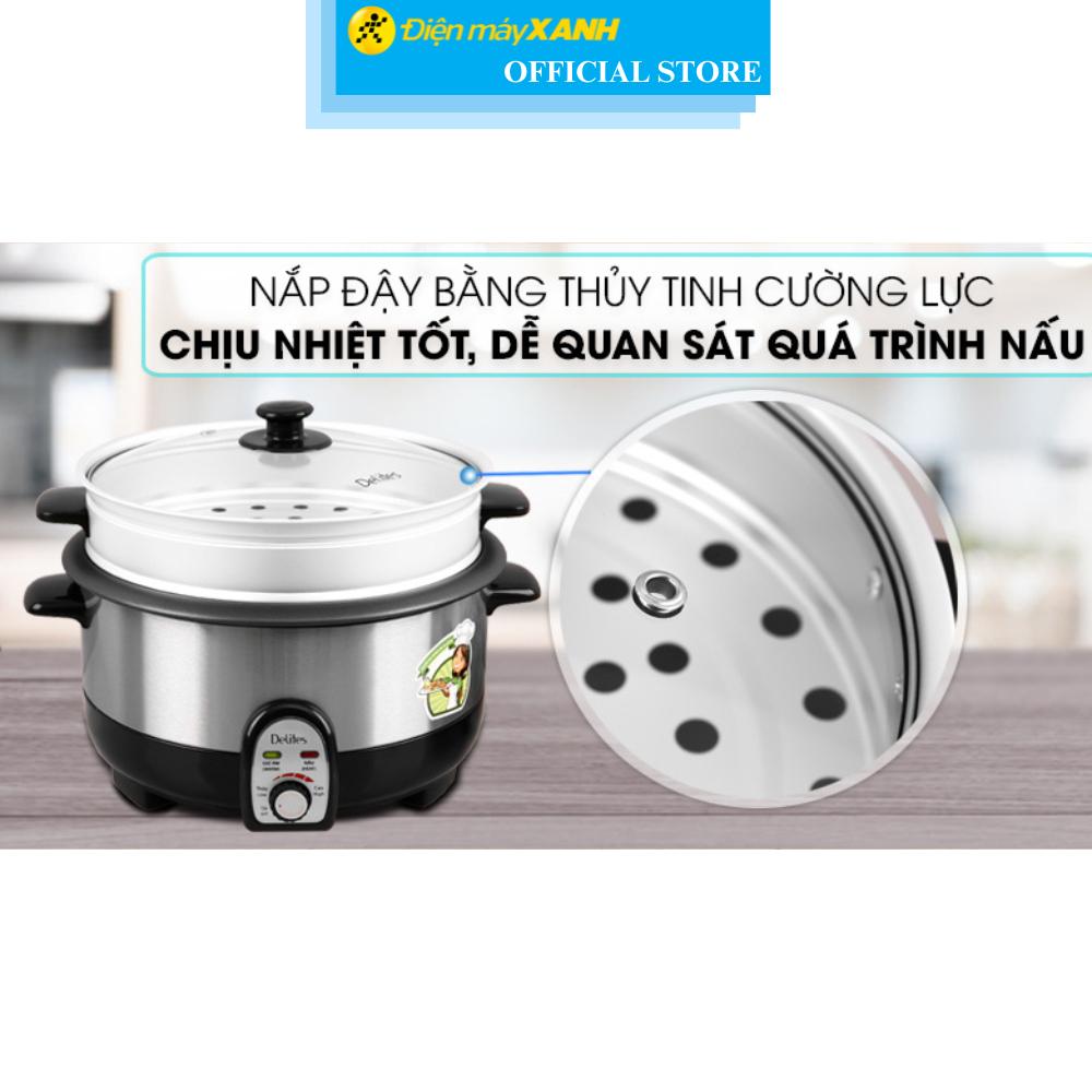 Nồi lẩu điện Delites CBR35-80 3.5 lít - Hàng Chính Hãng