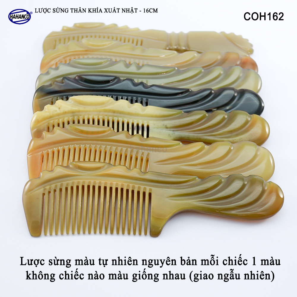 Lược sừng xuất Nhật mẫu 2020 khía thân hàng cao cấp .