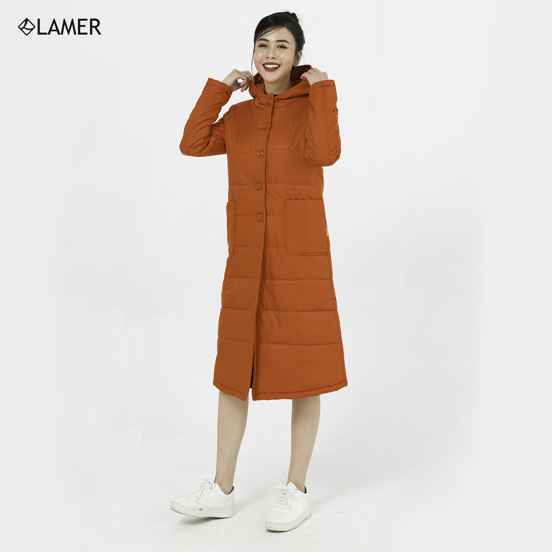 Áo phao mũ túi ốp LAMER L65P18T080