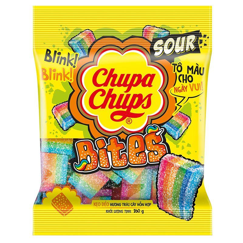 Kẹo dẻo CHUPA CHUPS Sour Bites 160g -8935001714514