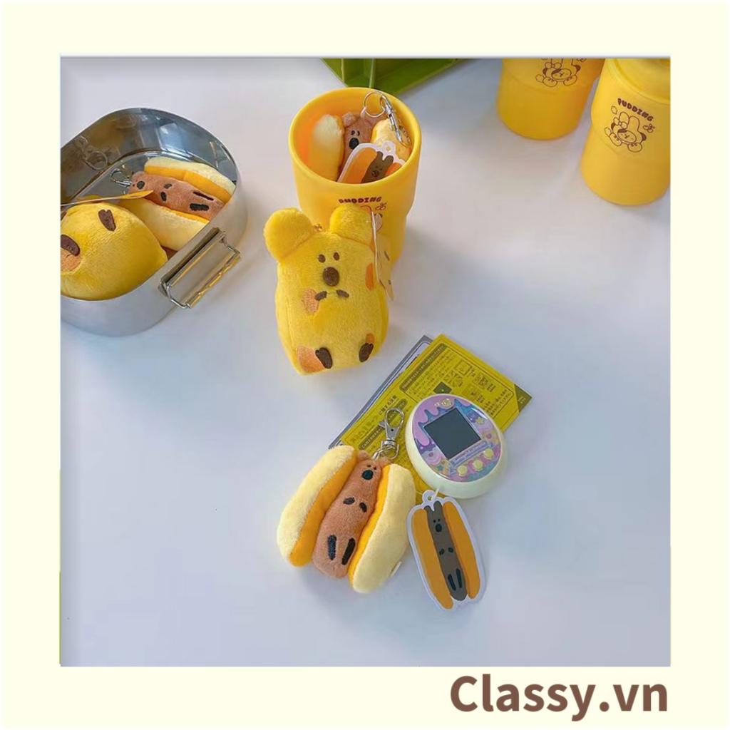 Móc khóa gấu bông nhỏ xinh, móc khóa balo, phụ kiện thời trang Classy PK1581