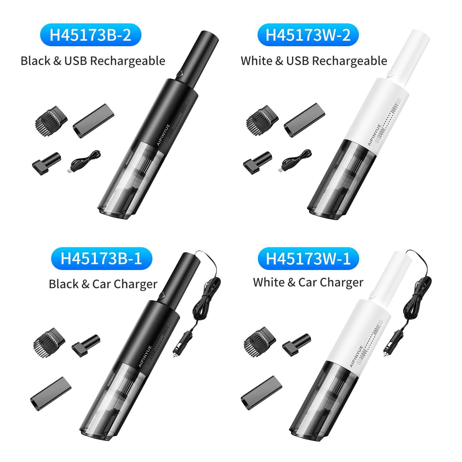 120W Handheld Vacuum Cleaner With 6000Pa Suction Mini USB Vacuum Cleaner HEPA Filter for Pet Hair Dust Home Office