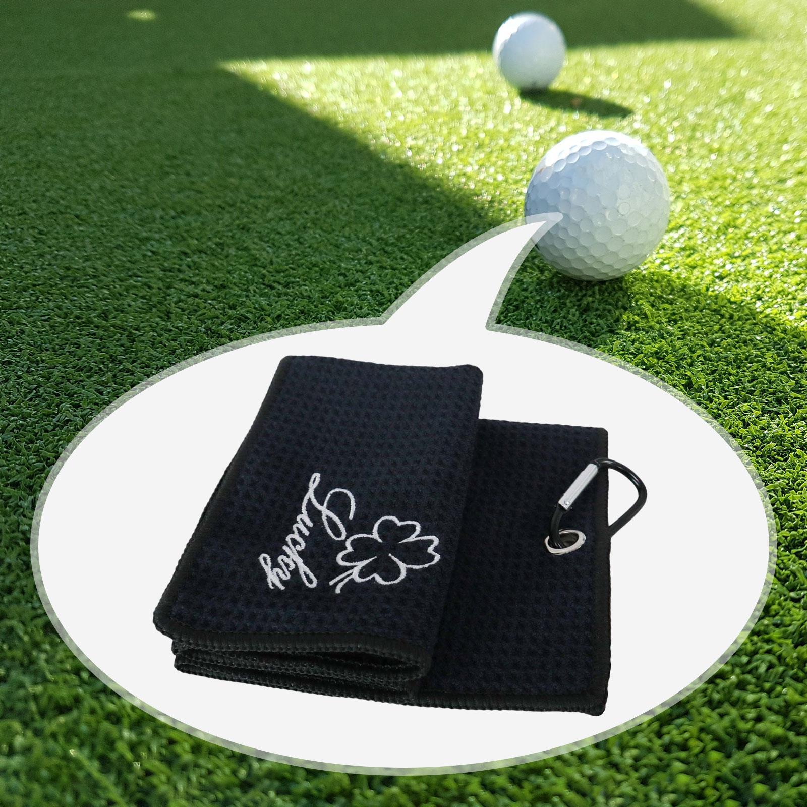 Golf Towel for Golf Bags Golf Club Cleaning Towel for Outdoor Sports