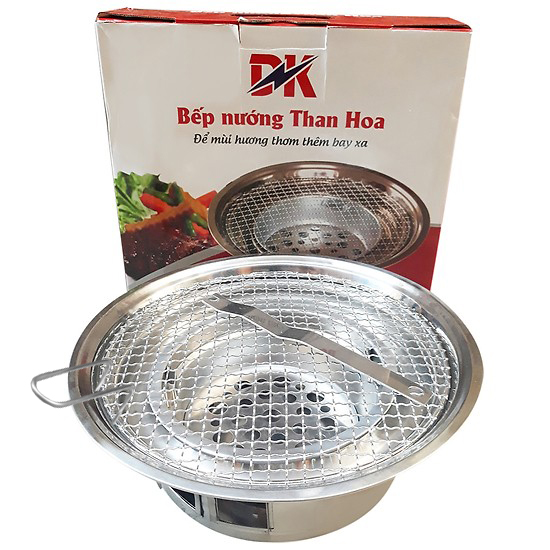 Bếp nướng than hoa đặt âm bàn DK