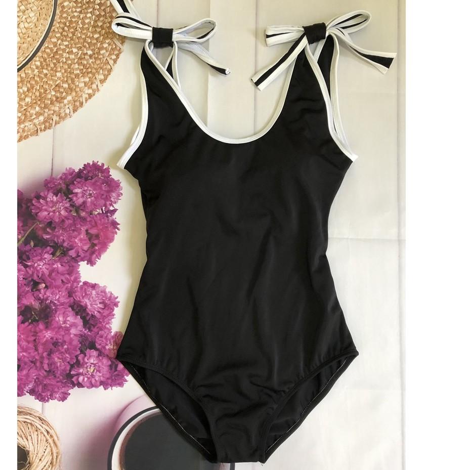 Bikini 1 mảnh Liền Thân Nơ Vai- Bộ Bơi Nữ Sang Trọng che khuyết điểm cực tôn dáng-bikinistore