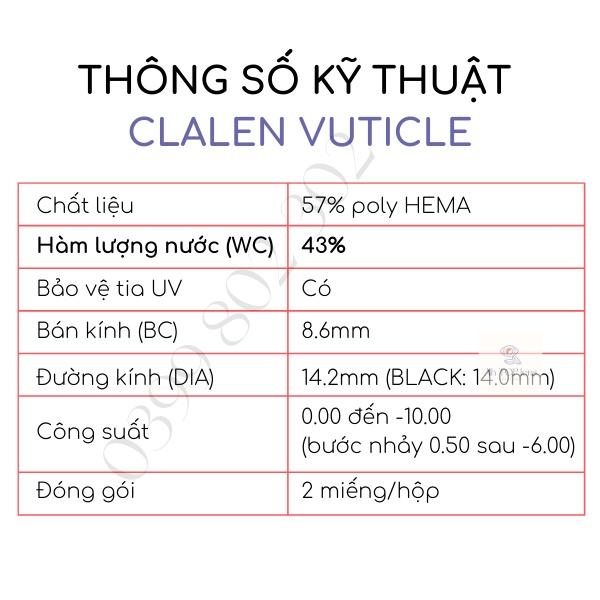 Lens màu xám Clalen Vuticle cho đôi mắt tự nhiên và rạng rỡ