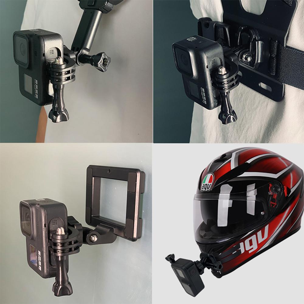 Máy ảnh hành động Bộ điều hợp khung trung tâm Trung tâm Bộ chuyển đổi cấp độ thẳng đứng cho GoPro 11 10 9 Phụ kiện camera hành động DJI
