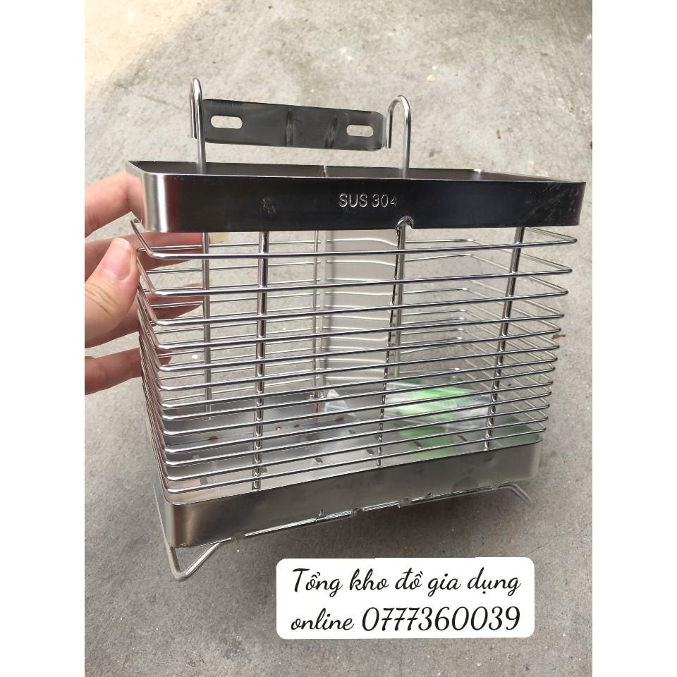 ỐNG, GIỎ ĐỰNG ĐŨA INOX 304 SUS 2 NGĂN, 1 NGĂN DÀY DẶN TIỆN LỢI