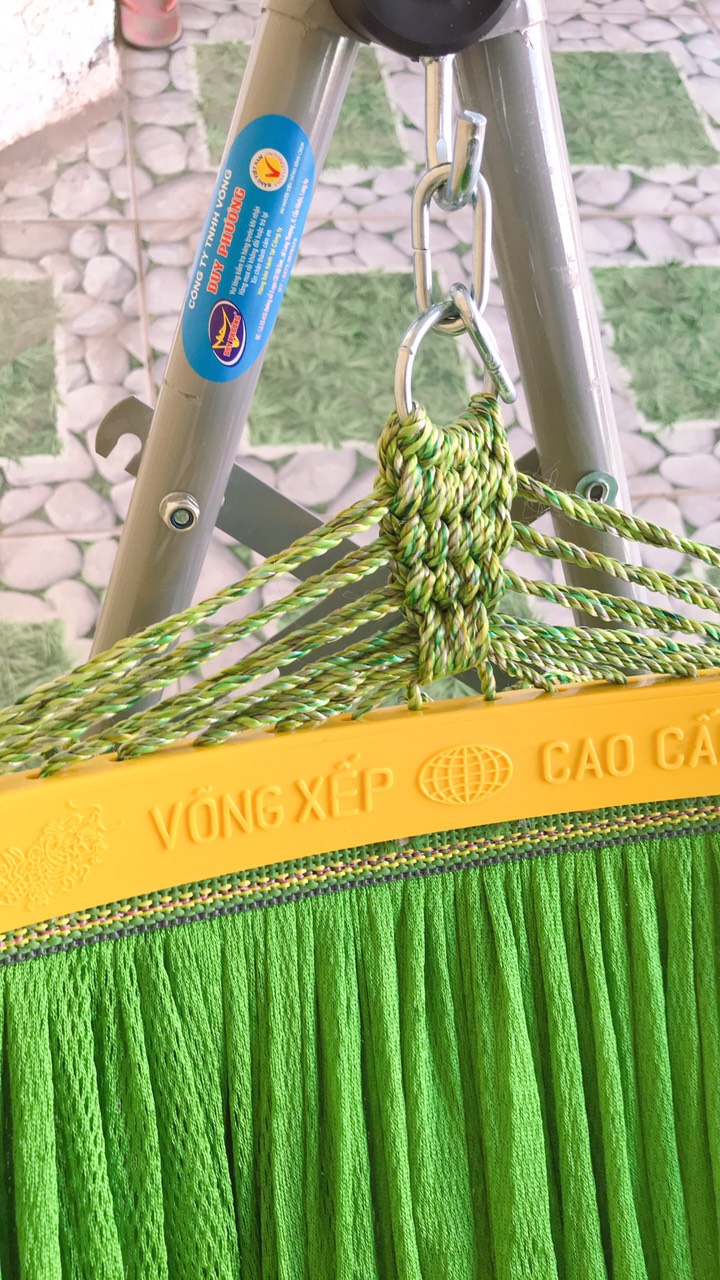 Võng lưới cán nhựa 2 lớp cho bé cỡ nhỏ