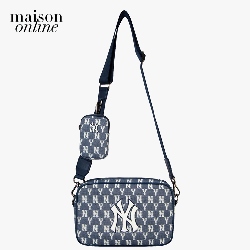 ẢNH THẬT  Túi Đeo Chéo MLB Crossbody Newyork Jean SS2022  CROSS BODY VNXK   HÀNG XUẤT DƯ  Lazadavn