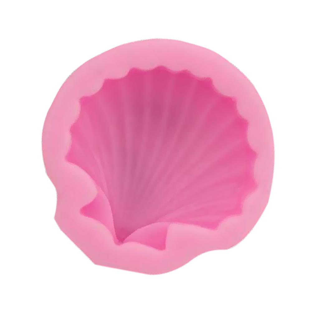 3D Shell Shape Cake Silicone Mould Pastry Chocolate Soap Clay Mold Pink