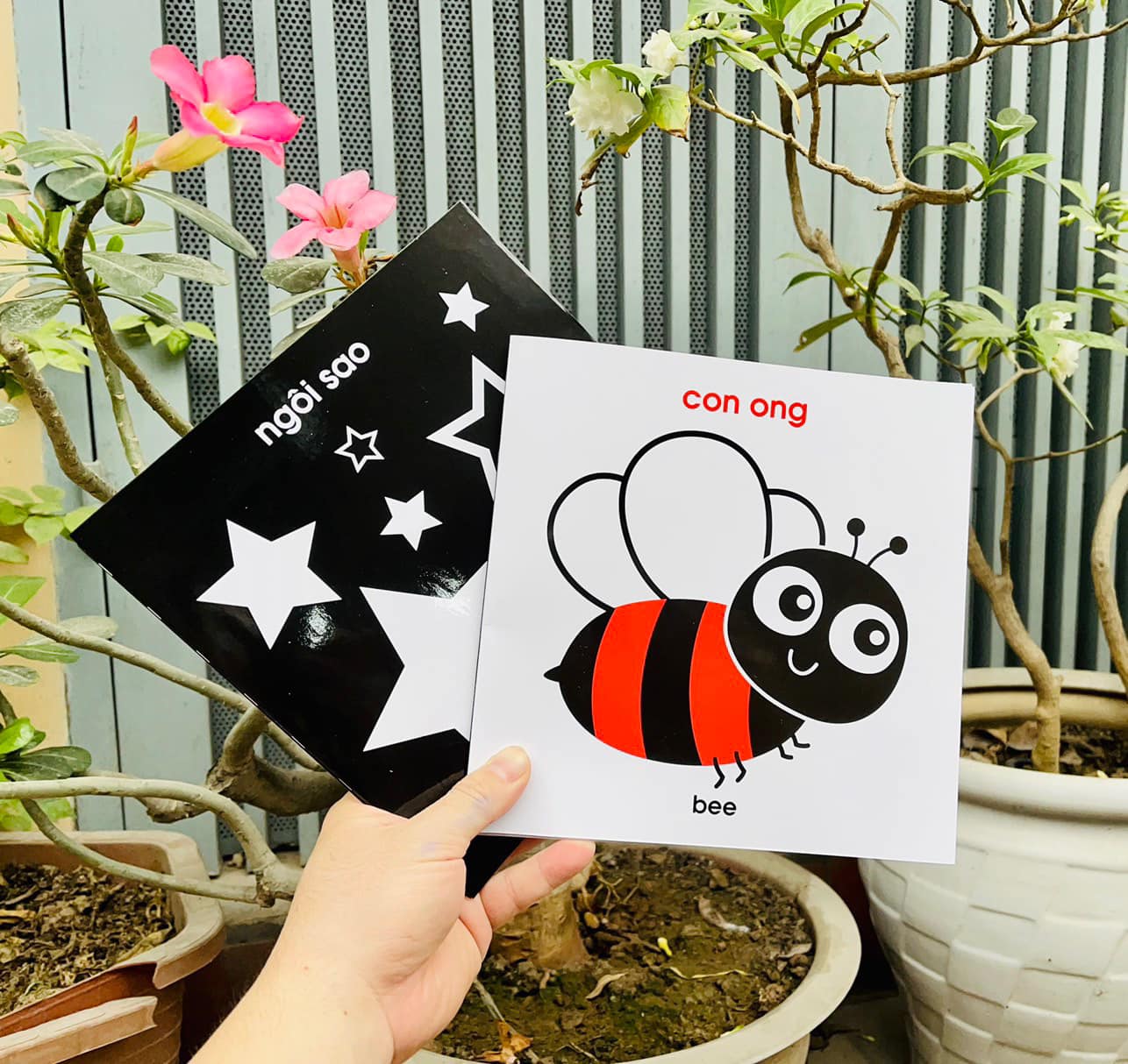 BỘ 40 TRANH FLASH CARD KÍCH THÍCH THỊ GIÁC CHO TRẺ SƠ SINH