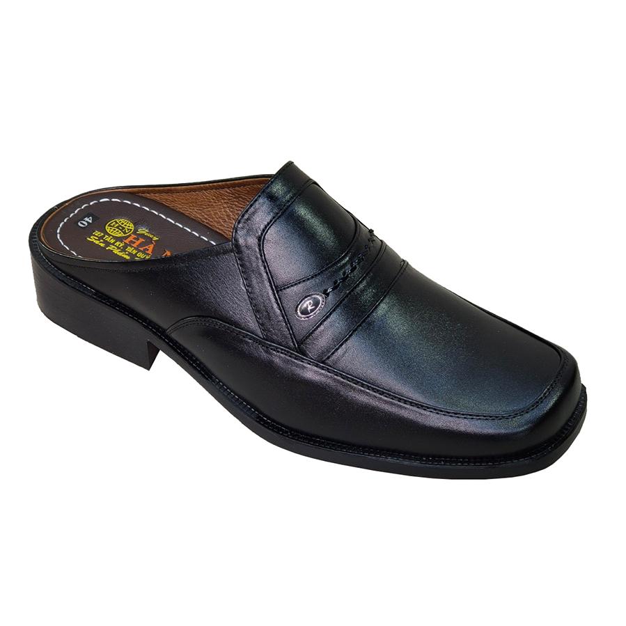 Dép Bít Mũi Nam Da Bò Thật TiTi ĐÔ Cao Cấp GSB20136