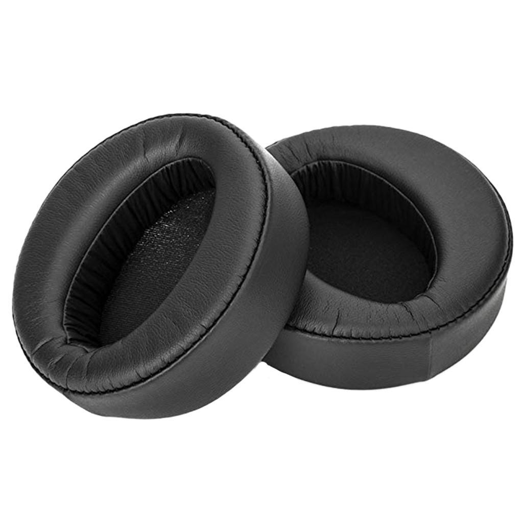 Headphone Sponge Headgear Cover Set For Sony MDR-XB950 XB950BT Black + Black