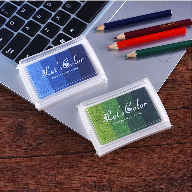 Hộp Mực Dấu 4 Màu Gradient Let's Color