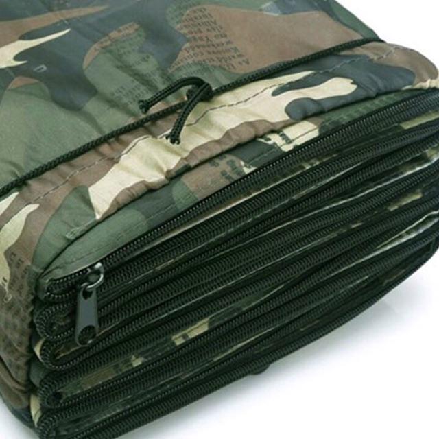 Nệm gấp mỏng, nhẹ, đa tiện dụng cá nhân 0,75m x 2m _ Nệm ngủ văn phòng, du lịch, picnic, nệm lính rằn ri