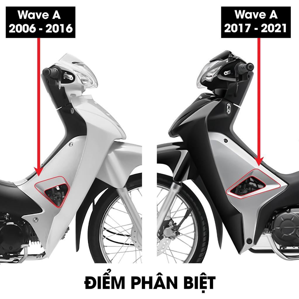 Tem Xe Wave Alpha Chủ Đề Repsol Xanh Vàng | WA09 | Tem Rời Dán Wave A 110 100 Cao Cấp Chính Xác Từng Chi Tiết - 2006 - 2016