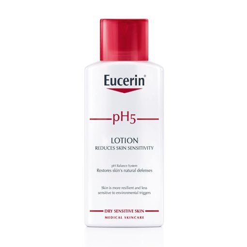 Sữa Dưỡng Thể Cho Da Cơ Thể Nhạy Cảm Eucerin Sensitive Skin Ph5 Lotion (250ml)